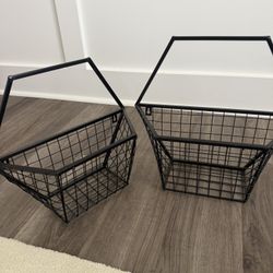 Black Hanging Shelves
