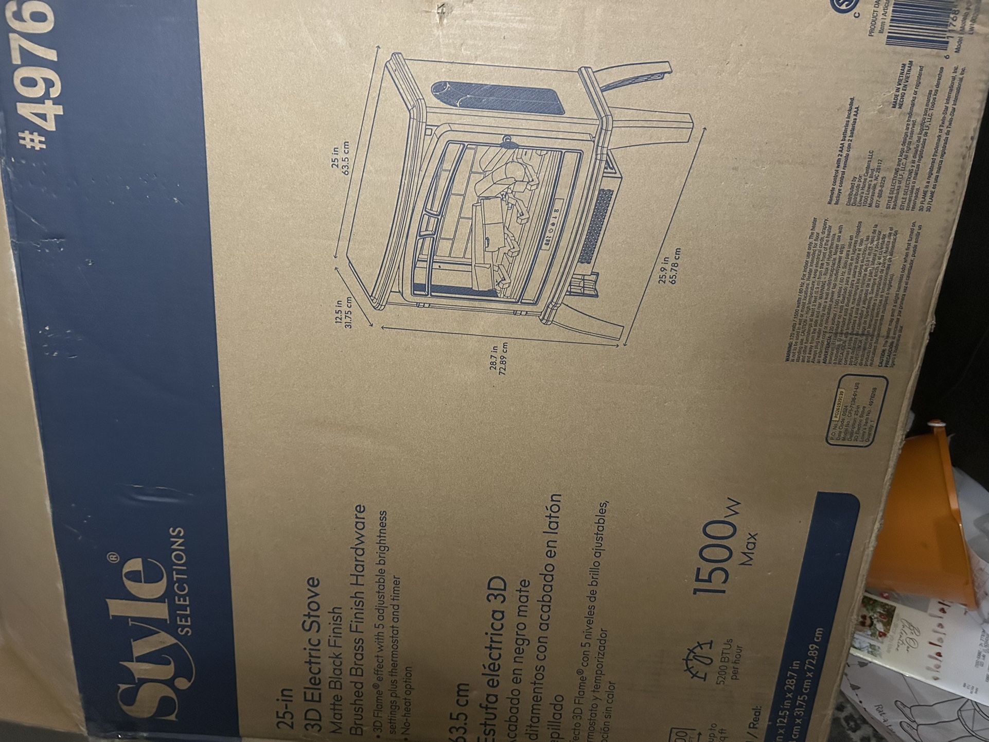 Brand New electric Heater/ Fireplace