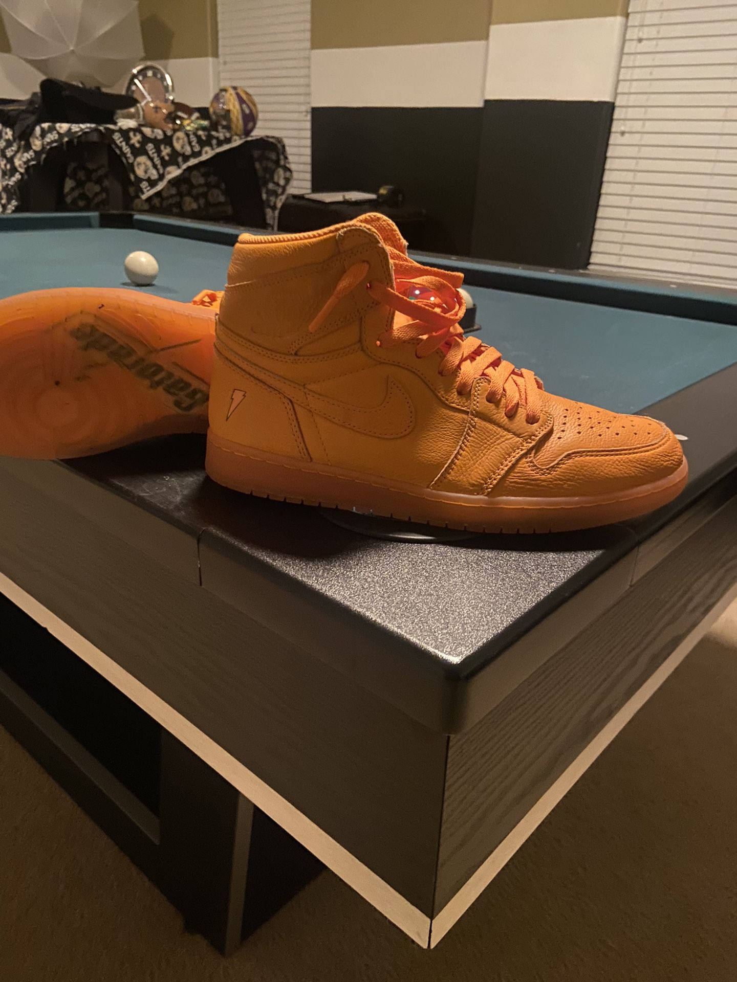 Jordan Gatorade Orange Size 10