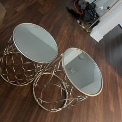 Two Small End Tables 