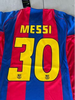 2004-05 Barcelona Nike Home Jersey Messi #30 Size L
