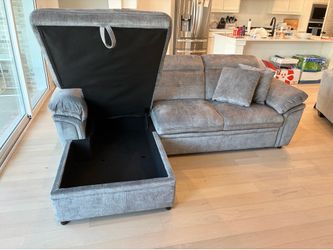 Sofa, loveseat, and ottoman combo