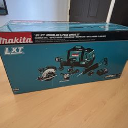Makita XT610 18V LXT Li-Ion Cordless 6-pc Tool Combo Kit (3.0Ah)