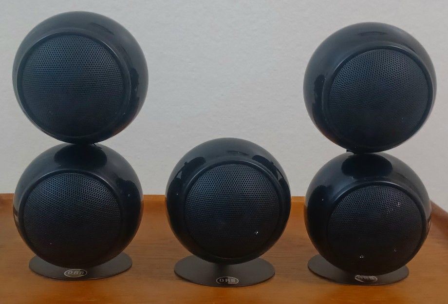 EUC Orb Audio Mod2 Quick Pack Speakers (4) & 1 Mod1 Glossy Black Surround Sound