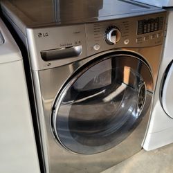 LG Front Load Washer With Steam In Stainless Steel
