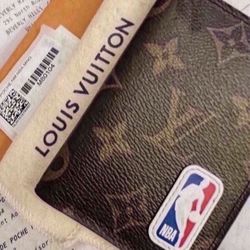 Authentic Louis Vuitton x NBA Original Monogram Pocket Organizer Wallet New