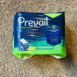 Underpads - 25 Count Pack (23” x 36”) - Extra Strong, Moisture Proof Barrier