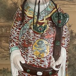Chinese Porcelain Statue “朱茂记造”