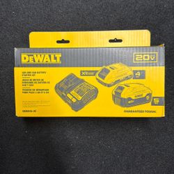DEWALT 20V MAX Lithium-Ion Starter Kit with 4.0 Ah and 5.0 Ah Batteries and Charger