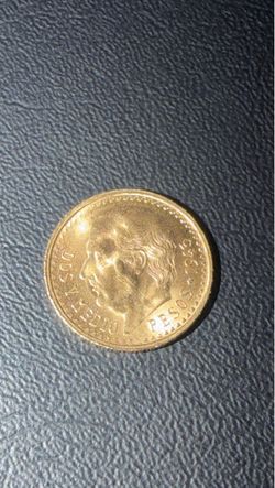 2 half pesos coin