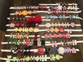 Baby Girl Toddler No Slip Hair Clips Handmade