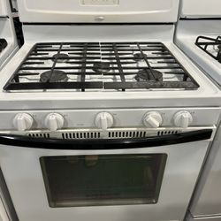 White Gas Stove Preowned 