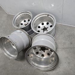 ALCOA WHEELS SIZE 15X12 BOLT PATTERN 5X4.5 OR 5X114.3 PRICE 650