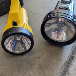 Hand Held Lanterns And Batteries