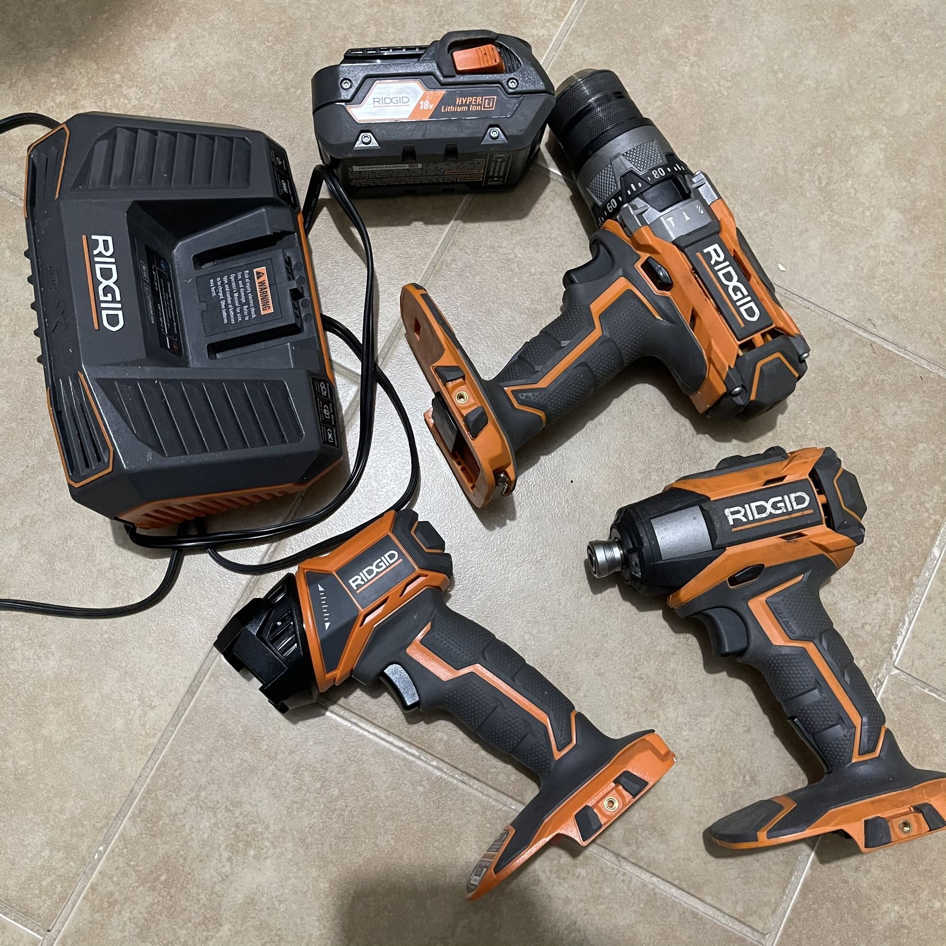 Ridgid Tools Combo Kit