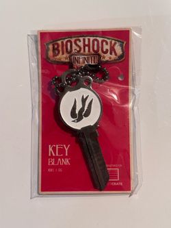 Bioshock Infinite Lootcrate Gaming Exclusive Collectible Uncut Key Blank NEW