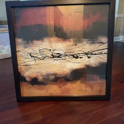 Framed Abstract Artwork