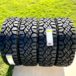 Brand New 285/75R18 Goodyear Duratrac Mud Tires [35x11.50r18] Tires 10 Ply Load E