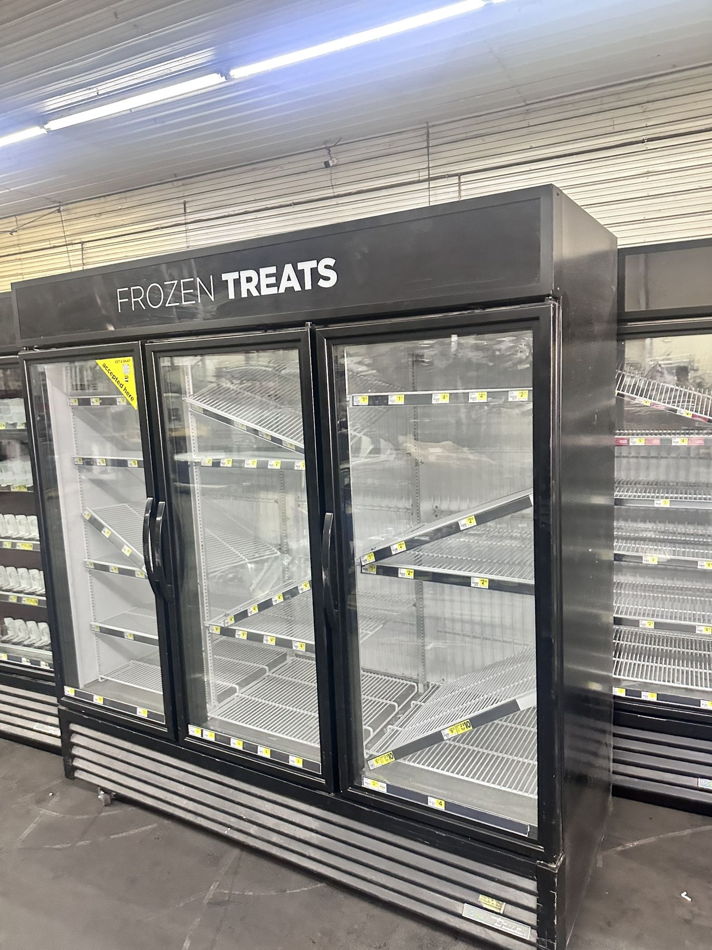 Three door freezer