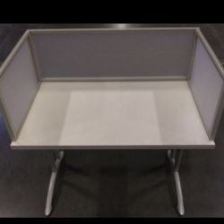 Cubical Desk 25”D x 26”H x 42” W.  Height Doesn’t Include Screen Add 14 1/2 