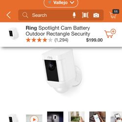 RING SPOTLIGHT CAM SECURITY BRAND NEW