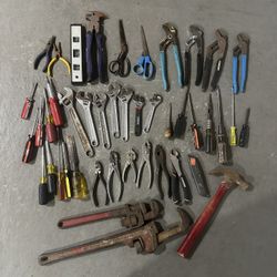 Assorted Tools With Tool Box
