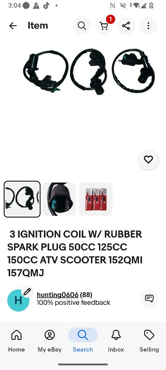 Ignition Coil 150cc For Go Kart Or Motorcycle