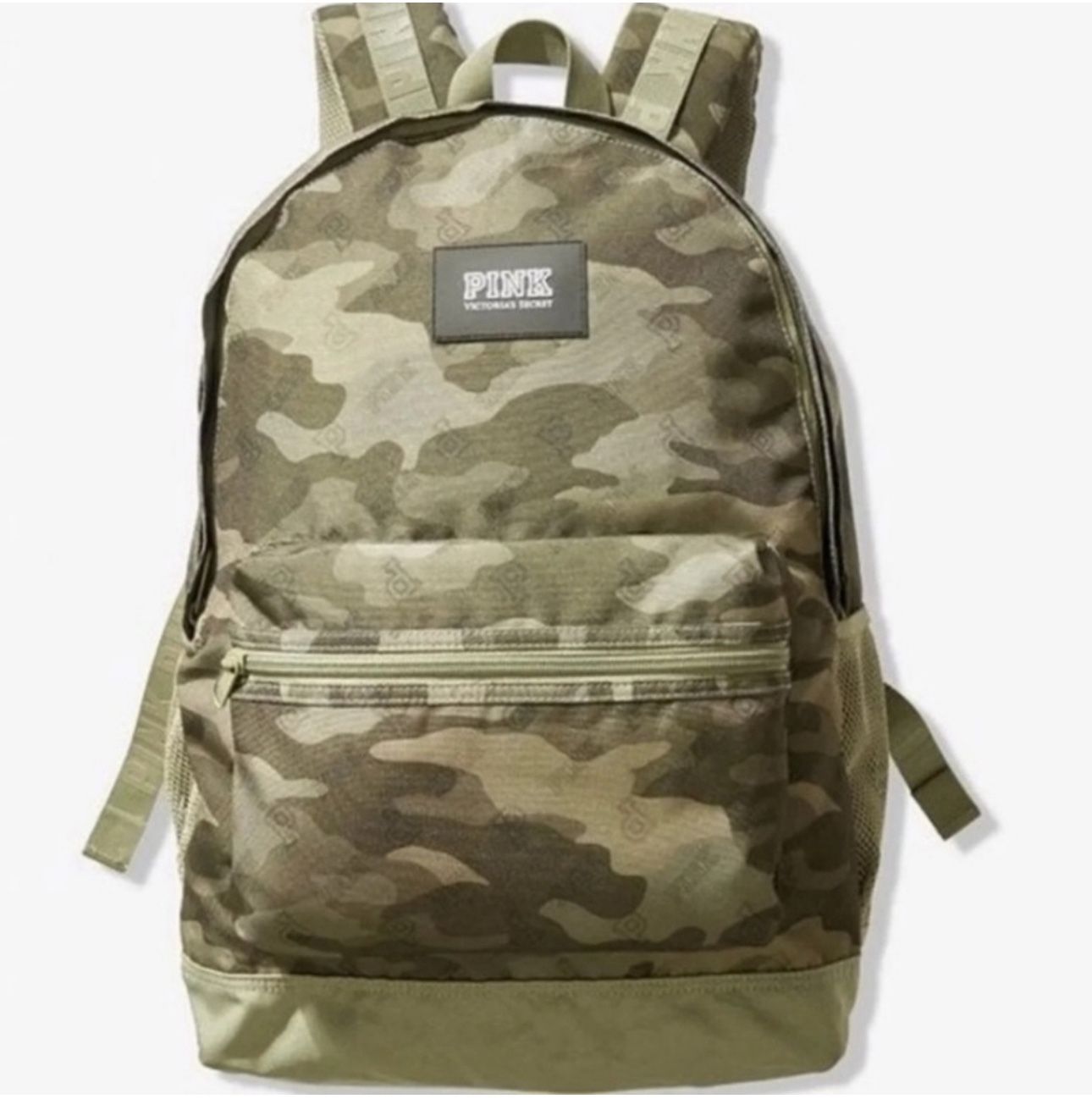 Victoria's Secret PINK Campus Backpack Green Camouflage