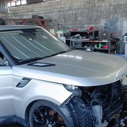 2017 Range Rover Sport, Hood, Headlights, Fenders and Grill