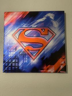 Superman canvas wall decor