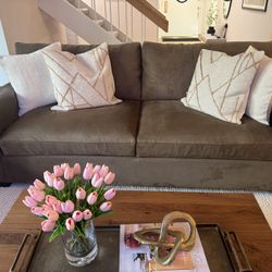 Great Condition - Crate & Barrel Axis 2 Seat 88" Sofa, Brand new cushion inserts