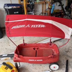 Radio Flyer Double Seated Wagon 