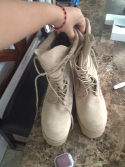 Military boots zibram 8" w