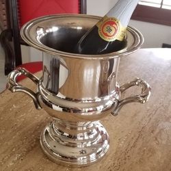 Antique/Vintage looking Silver Plate Wine Cooler
