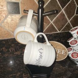 Wood Coffee Mug Holder 