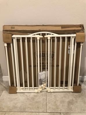 Extra Wide Decor Baby Gate / Pet Gate - Fits openings up to 72”