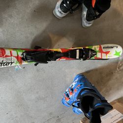 Elon Starr 80 Flex, Junior Skis, Helmet/Boots