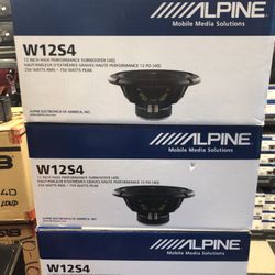 Alpine 12 Inch Subwoofer On Sale For 79.99