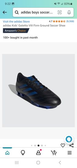 Adidas Kids' Boy /  Girl size 3
 Goletto VIII Firm Ground Soccer Shoe / Cleat 