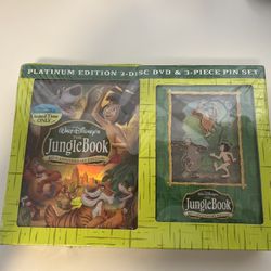 The Jungle Book 40th Anniversary DVD & Pin Set New