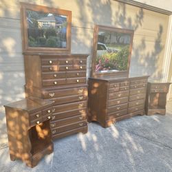 Solid Wood Bed Room Set   