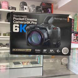 Blackmagic Pocket Cinema 6K Pro Camera Open Box