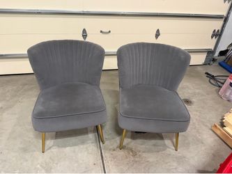 Two accent chairs