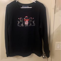 Karen Scott Xmas Sweatshirt Size Large 