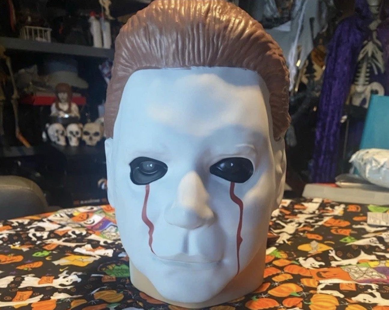 Michael Myers Mask Halloween II Popcorn Bucket + Black Phone 2 Grabber Cup NEW!