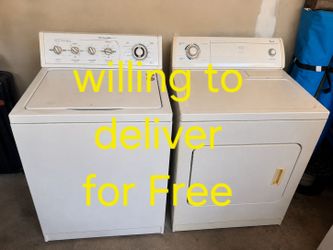 KitchenAid Heavy Duty Washer & Whirlpool Electric Dryer