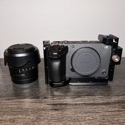 Sony FX30 + Sony E 15mm f/1.4 G Lens (w/ Kondor Blue Cage)