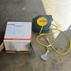 Brand New 3 Prong Extension Cord Reel
