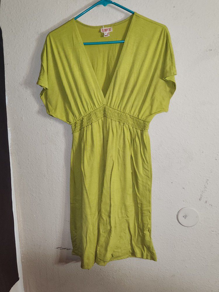 Green Ladies Mossimo Tunic Dress M/L