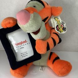 Disney Vintage Tigger Frame Holding Plush